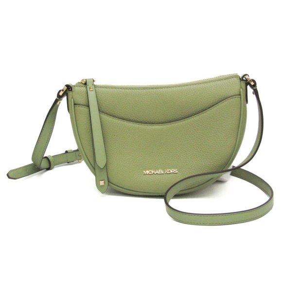 Michael Kors DOVER 35R3G4DC5L Women's Leather Shoulder Bag Light Green - Picture 1 of 13
